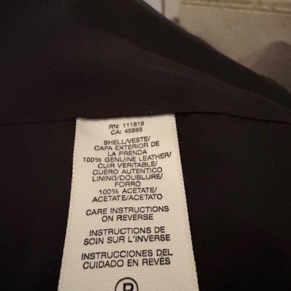 Michael Kors moto leather jacket - Picture 6 of 6